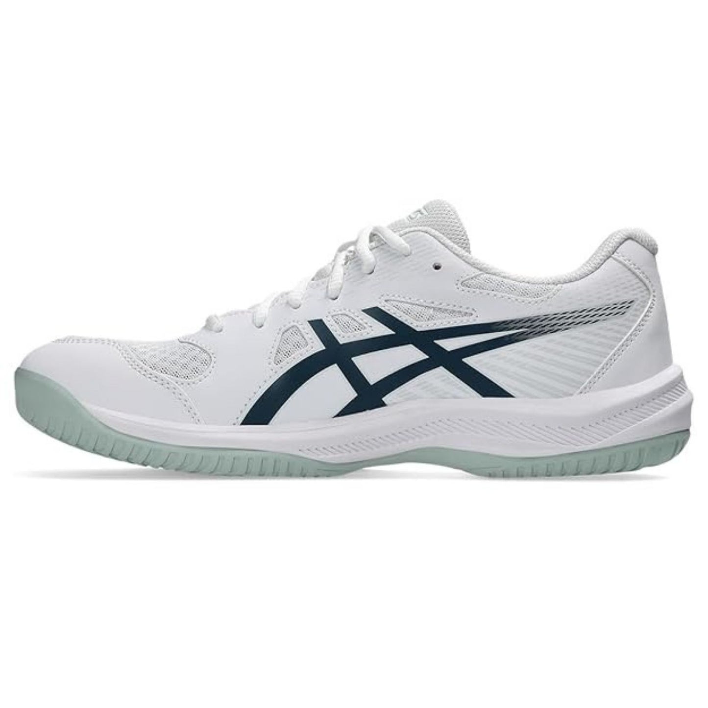 ASICS Upcourt 6 Men’s Badminton Shoes – Lightweight Indoor Court Footwear with Mesh Upper, EVA Cushioning & Non-Marking Rubber Sole for Grip and Comfort