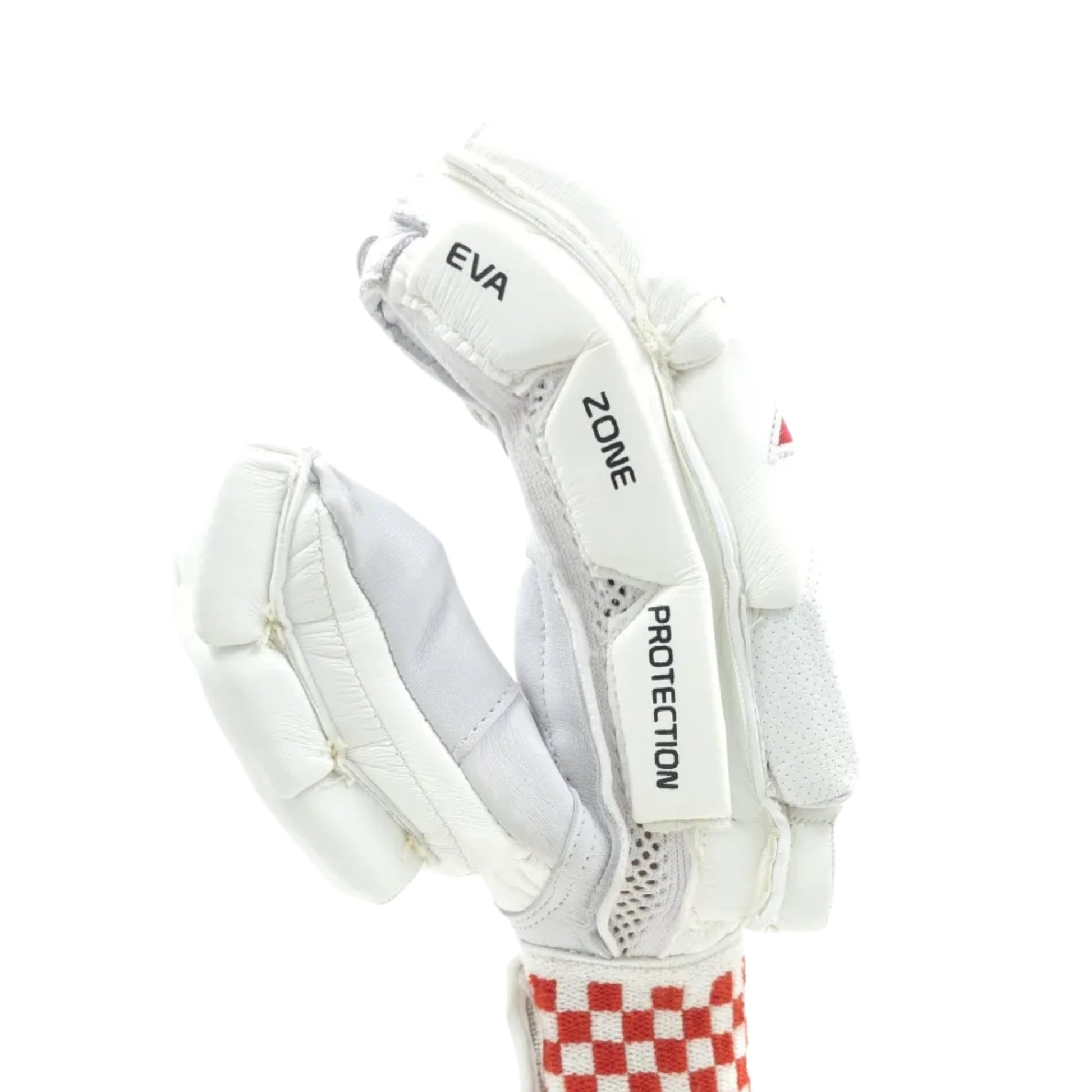 Gray Nicolls GN8 Test Right Hand Batting Gloves – Men’s (White/Red) | Pro-Level Protection with Fibre Shield & Premium Leather Palm - Best Price online Prokicksports.com
