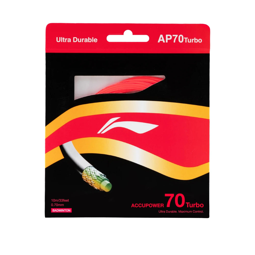 Li-Ning AP70 Turbo Badminton String (0.70mm) | Durable All-Round String with Power, Control & Long-Lasting Performance - Best Price online Prokicksports.com
