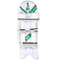 EM 360 Bull Ring Right Hand Cricket Batting Legguard – ABD 360 Bull Ring Hi‑Density Pads with Knee Socket for Right‑Hand Batsmen - Best Price online Prokicksports.com