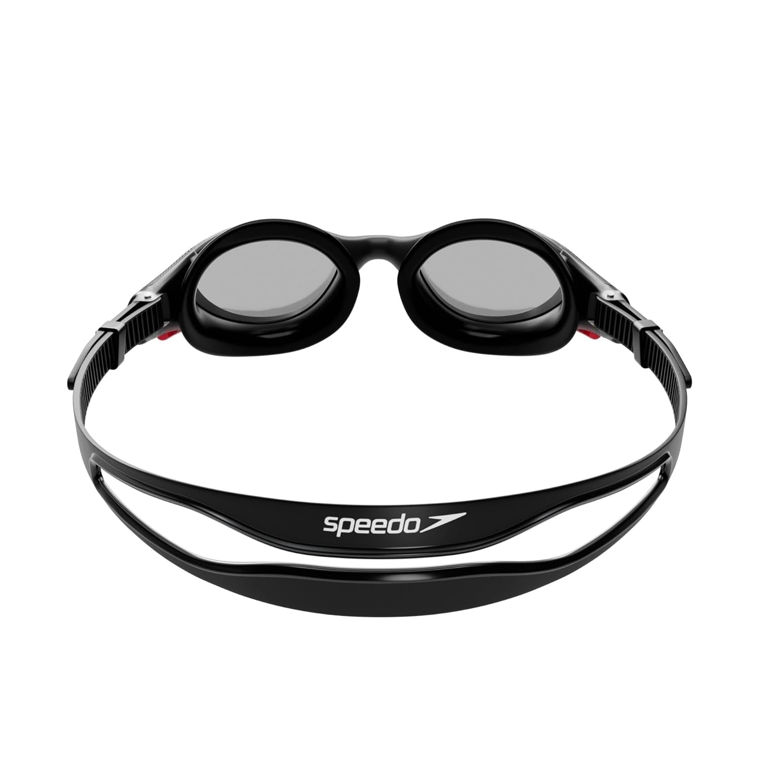 Speedo Biofuse 2.0 Swimming Goggles – Adult | Anti-Fog UV Protection Lenses with Biofuse Comfort Technology, Super Soft Seals & Push Button Adjustable Strap - Black/Smoke - Best Price online Prokicksports.com