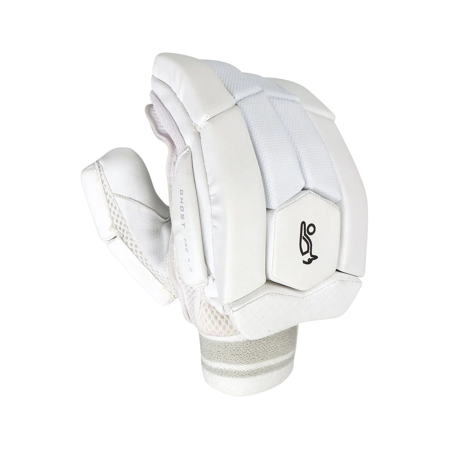 Kookaburra Ghost Pro 4.0 Left Hand Batting Gloves – Adult Cricket Gloves | Superior Comfort & Protection | White - Best Price online Prokicksports.com
