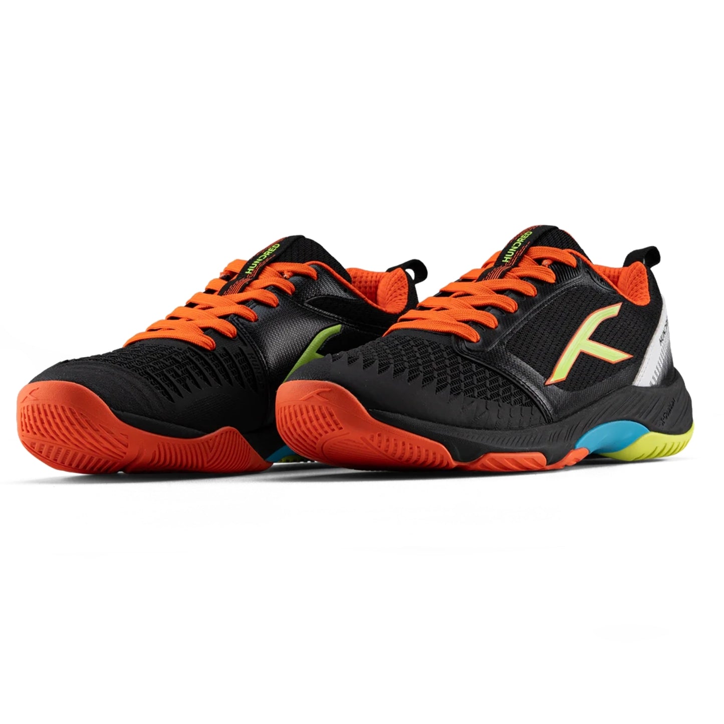Hundred Hyper Spike Badminton Shoes | High Grip Indoor Court Shoes with Cushioned Comfort & Stability | Professional Badminton Footwear - Best Price online Prokicksports.com