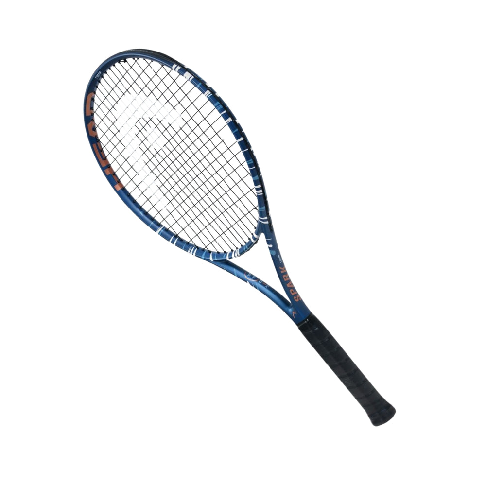 Head MX Spark Comp Petrol Strung Tennis Racquet (Grip 3 - 4 3/8), Navy | Lightweight 270g Racquet for Intermediate Players - Best Price online Prokicksports.com