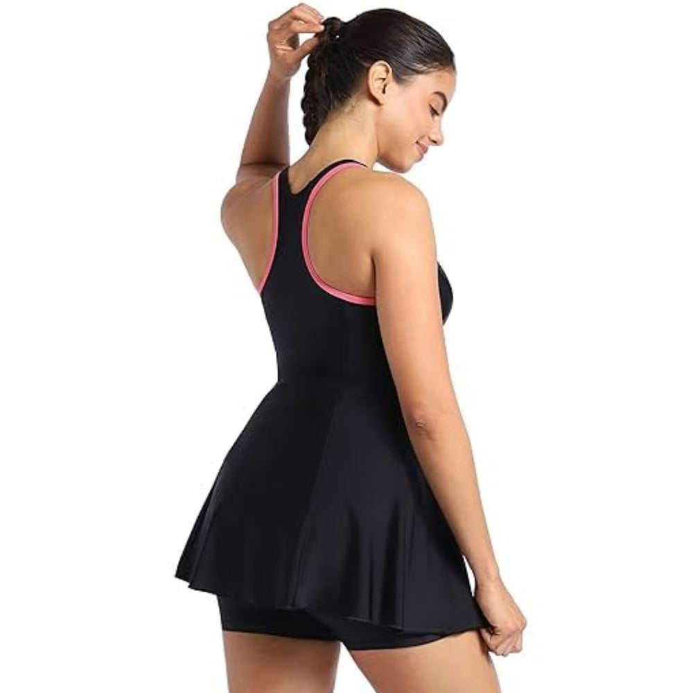 Speedo AF Racerback Women's Swimming Dress – One-Piece Swimwear with Racerback Design, Chlorine-Resistant Fabric & Comfortable Fit for Training and Fitness Swimmin - Best Price online Prokicksports.com