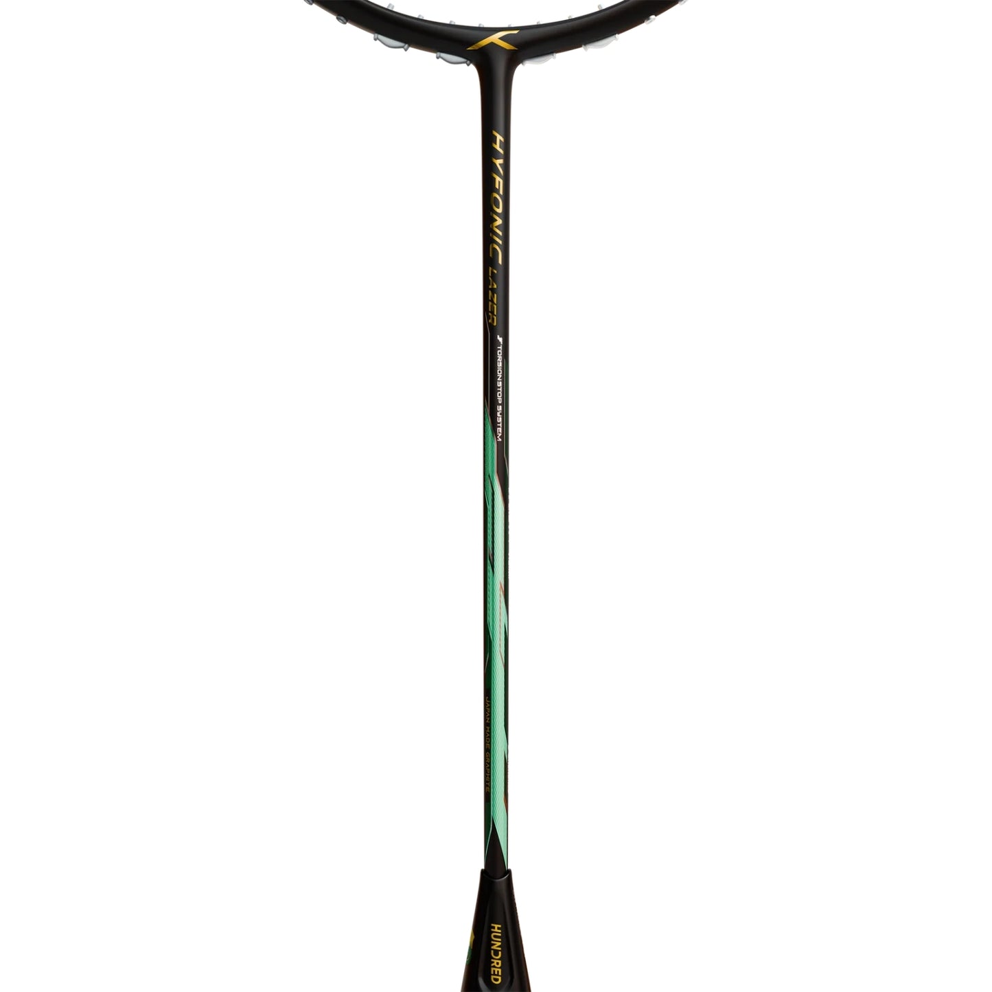 HUNDRED Hyfonic Lazer Unstrung Badminton Racquet | Dual Aerodynamic Frame with Carbon Fibre Build | Precision Control Series - Best Price online Prokicksports.com