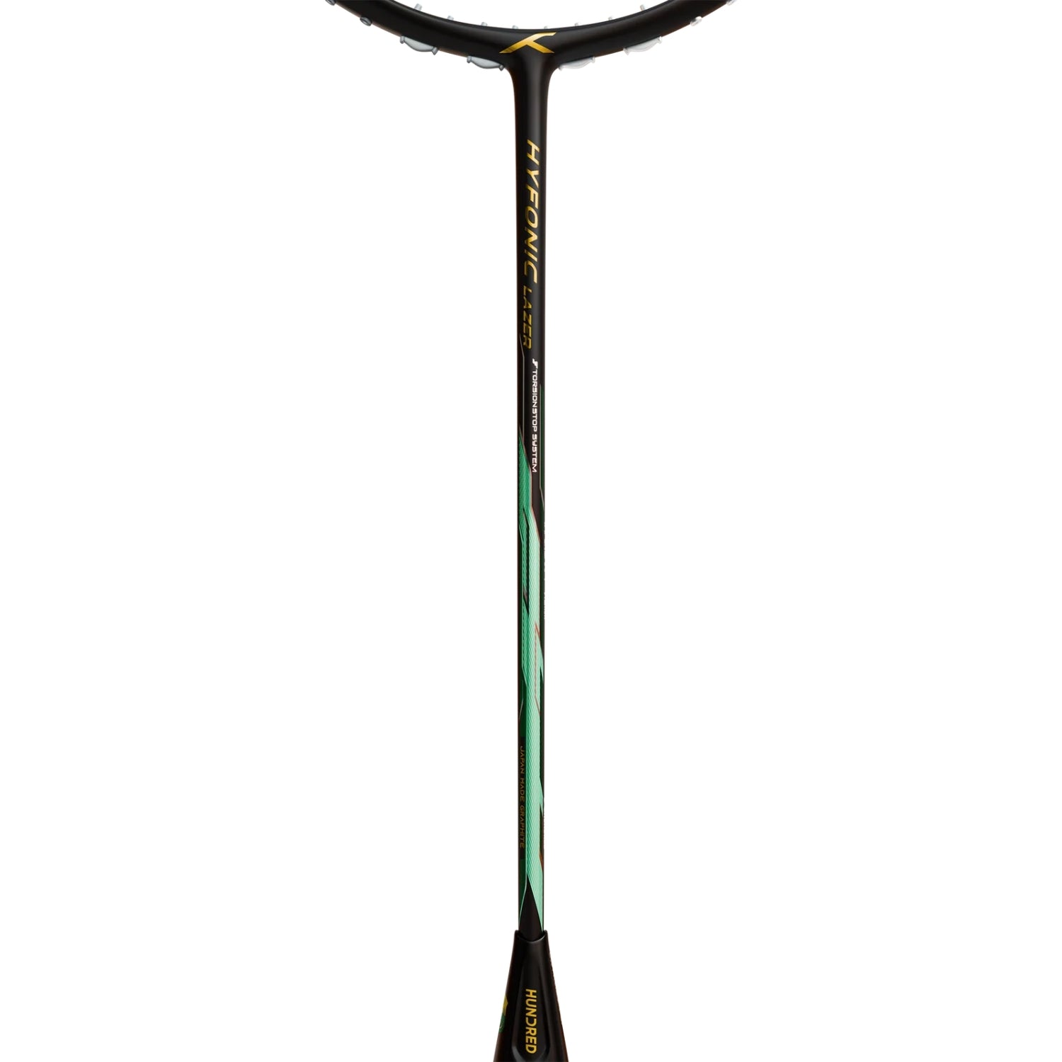 HUNDRED Hyfonic Lazer Unstrung Badminton Racquet | Dual Aerodynamic Frame with Carbon Fibre Build | Precision Control Series - Best Price online Prokicksports.com
