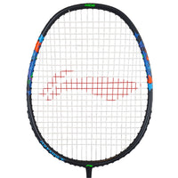 Li-Ning AX Force Kids Strung Badminton Racquet – Black/Blue (G6) | Lightweight Junior Racquet with Flexible Shaft & Durable Build - Best Price online Prokicksports.com