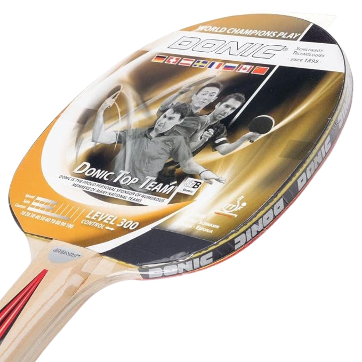 Donic Top Team 300 Table Tennis Racquet – Ideal for Beginners and Recreational Players - Best Price online Prokicksports.com