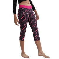 Speedo JF HypbmAOP Swim Capri – True Navy/Electric Pink/Fandango Pink | Chlorine-Resistant Capri with Stretch Fit & Sun Protection - Best Price online Prokicksports.com
