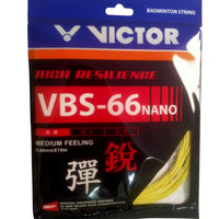 Victor VBS-66N Badminton String – 0.66mm High Resilience String with Medium Feel, Excellent Repulsion & Control for Professional Play - Best Price online Prokicksports.com