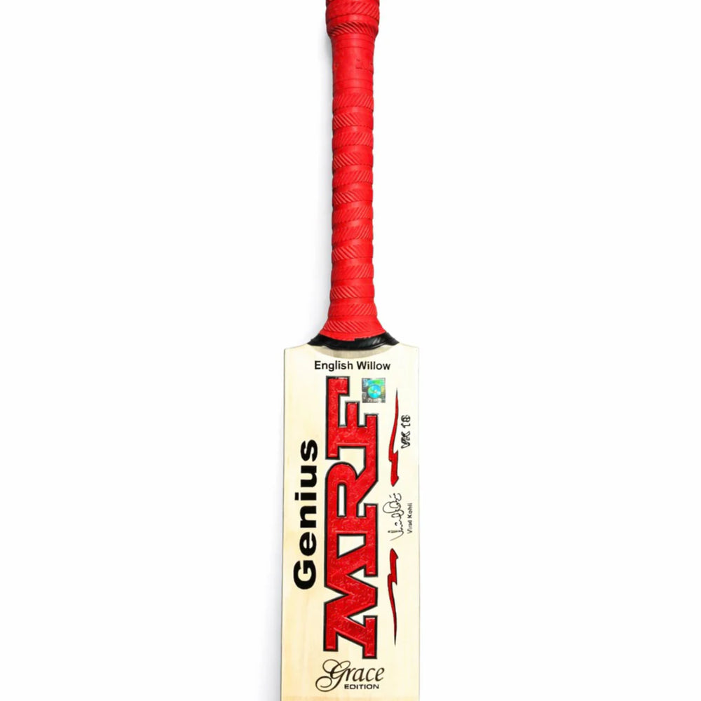 MRF Grace Edition English Willow Cricket Bat | Grade A Willow with Balanced Pickup & Junior Performance - Best Price online Prokicksports.com