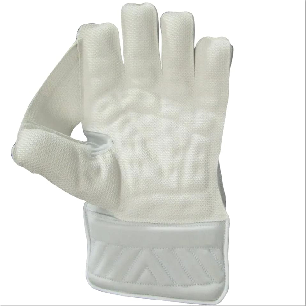 SG Hilite White Wicket Keeping Gloves – Premium Leather Gloves for Professional Wicketkeepers with Strong Grip, Flexibility, and Superior Palm Protection - Best Price online Prokicksports.com