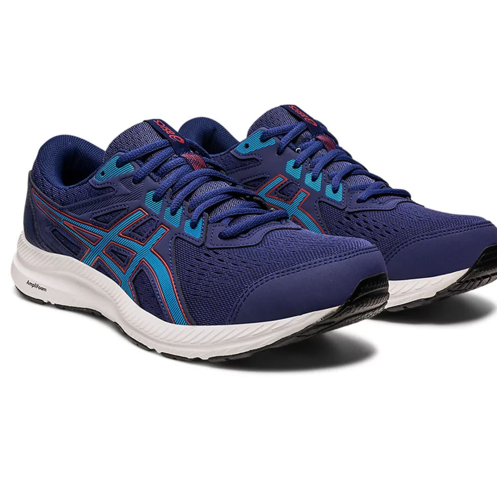 ASICS GEL-CONTEND 8 Running Shoes for Men – Indigo Blue/Island Blue | Cushioned Everyday Runners - Best Price online Prokicksports.com