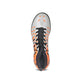 Vector X Flame Indoor Football Shoes – Lightweight Futsal Shoes with Non-Marking Rubber Sole, Superior Grip & Comfort for Indoor Court Play, Silver/Orange - Best Price online Prokicksports.com
