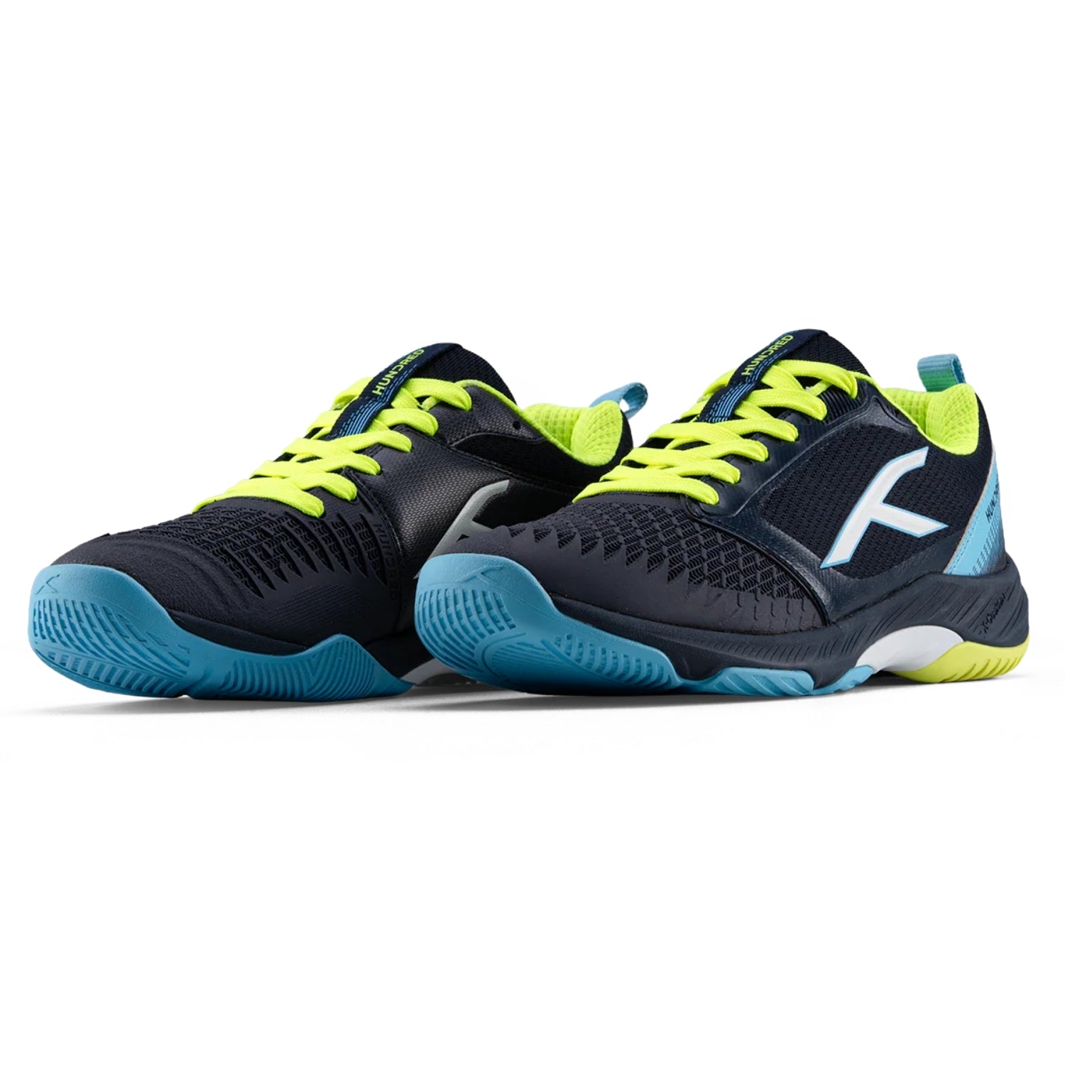 Hundred Hyper Spike Badminton Shoes | High Grip Indoor Court Shoes with Cushioned Comfort & Stability | Professional Badminton Footwear - Best Price online Prokicksports.com