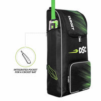 DSC Target Cricket Kit Bag – Spacious Cricket Gear Bag with Durable Fabric, Multiple Compartments & Professional Design - Best Price online Prokicksports.com