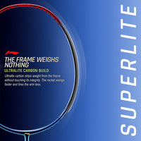 Li-Ning G-Force 6900 Superlite Unstrung Badminton Racquet, 5U G6 | Ultralite Carbon Technology | Fast Swing