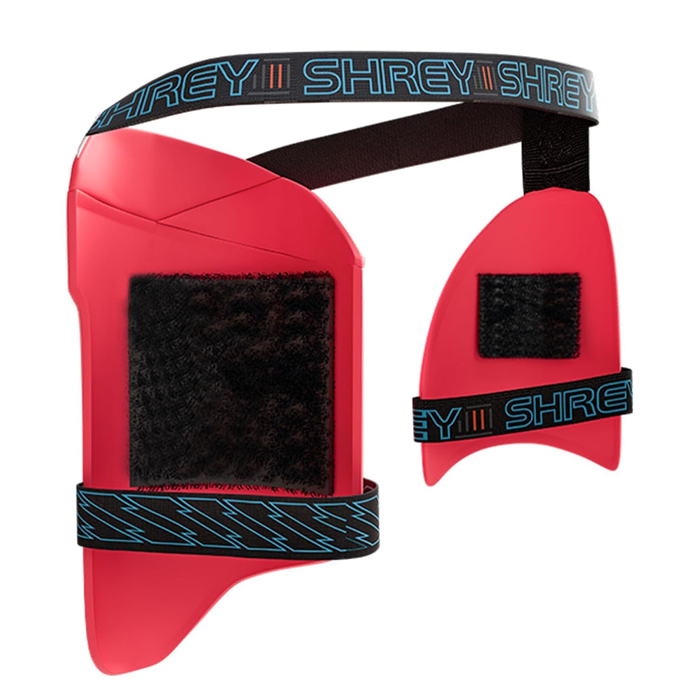 SHREY Meta VR Cricket Thigh Guards – Lightweight Dual Shield Protection – Radiant Red - Best Price online Prokicksports.com