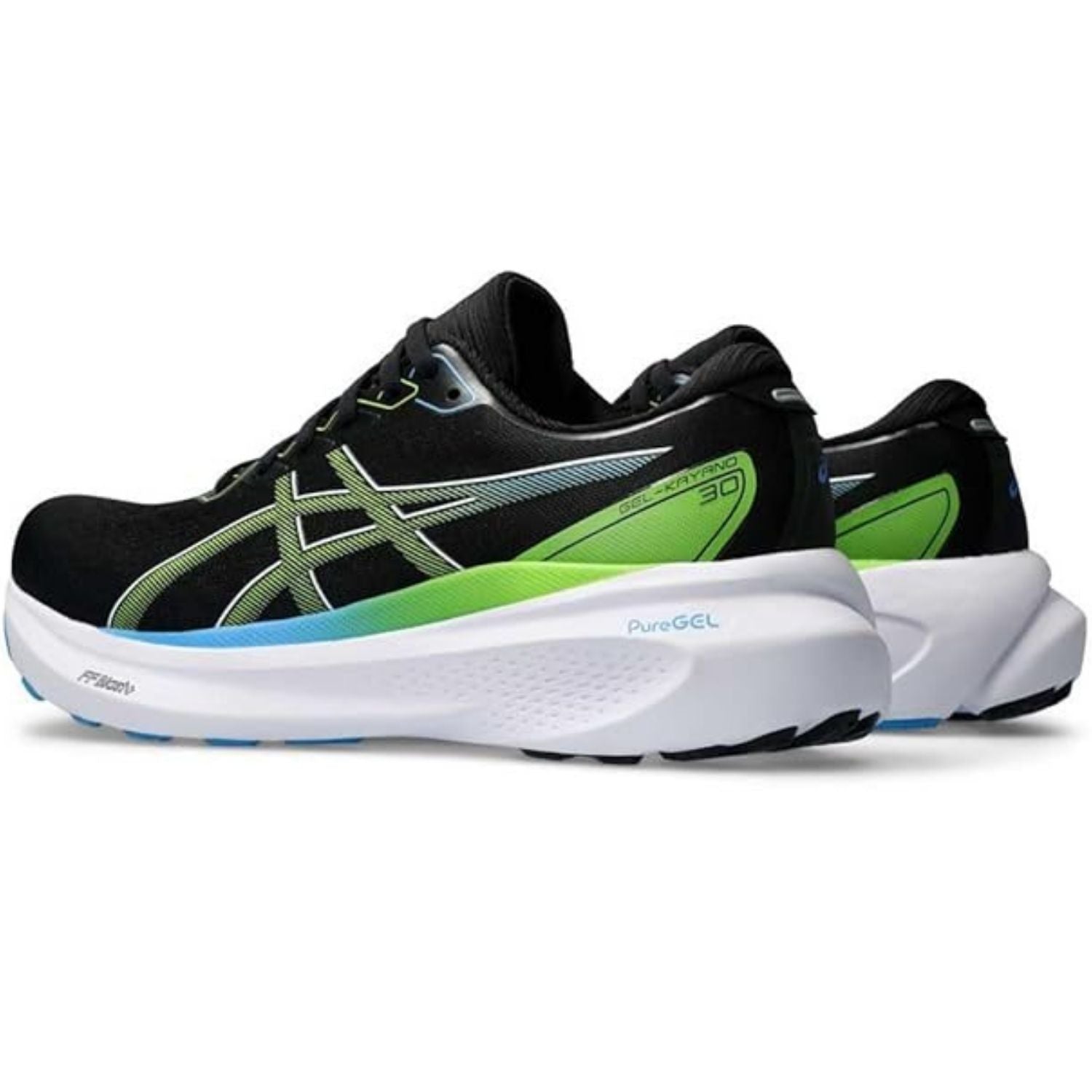 ASICS GEL-KAYANO 30 Running Shoes for Men | Stability Support | 4D GUIDANCE System | Waterscape/Electric Lime | Overpronation Control - Best Price online Prokicksports.com