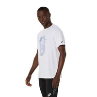 ASICS Track Graphic Short Sleeve Top & Armsleeves for Men | Breathable Training Tee with Arm Support - Best Price online Prokicksports.com