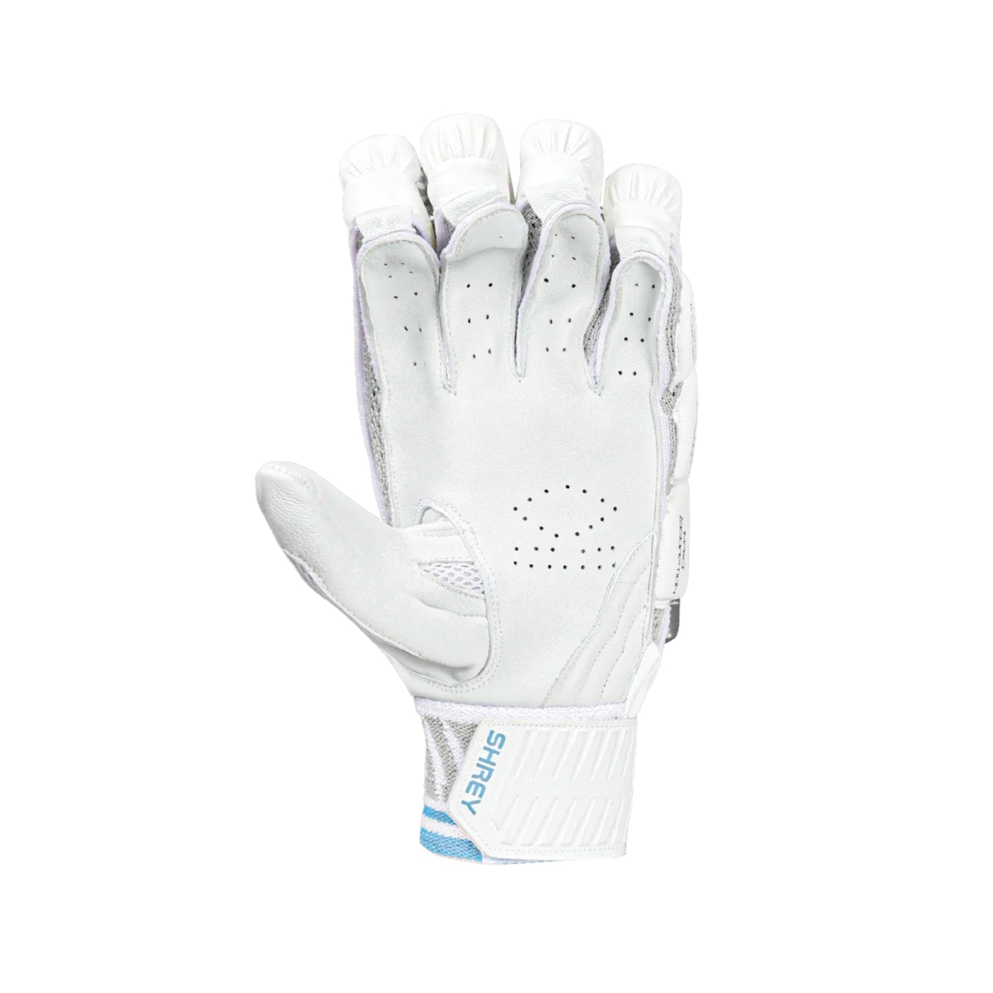 Shrey Legacy Right Hand Batting Gloves | Premium Sheep Leather Palm with Fibre Shield Protection & Cut-Finger Flex Design - Best Price online Prokicksports.com