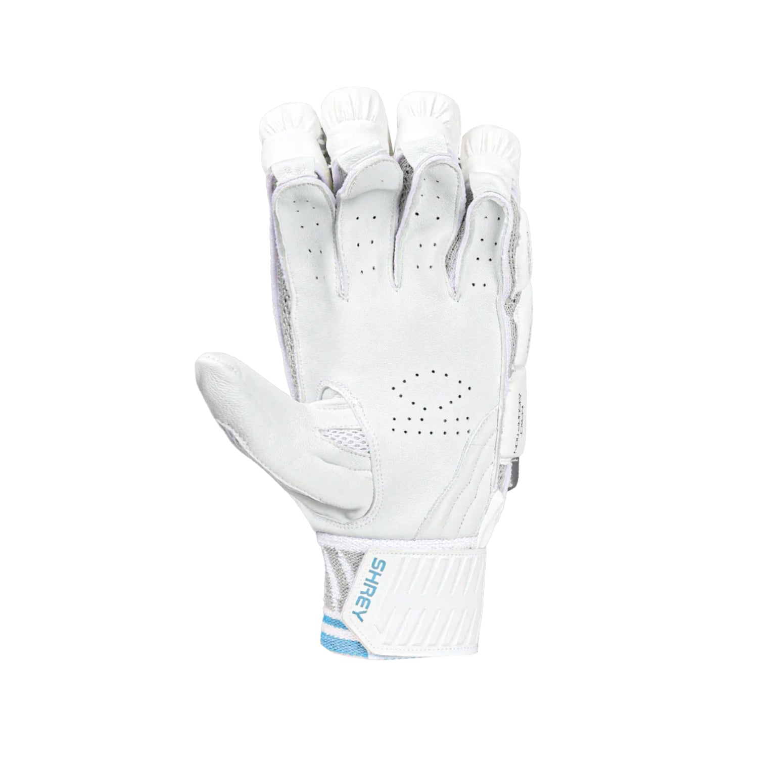 Shrey Legacy Right Hand Batting Gloves | Premium Sheep Leather Palm with Fibre Shield Protection & Cut-Finger Flex Design - Best Price online Prokicksports.com