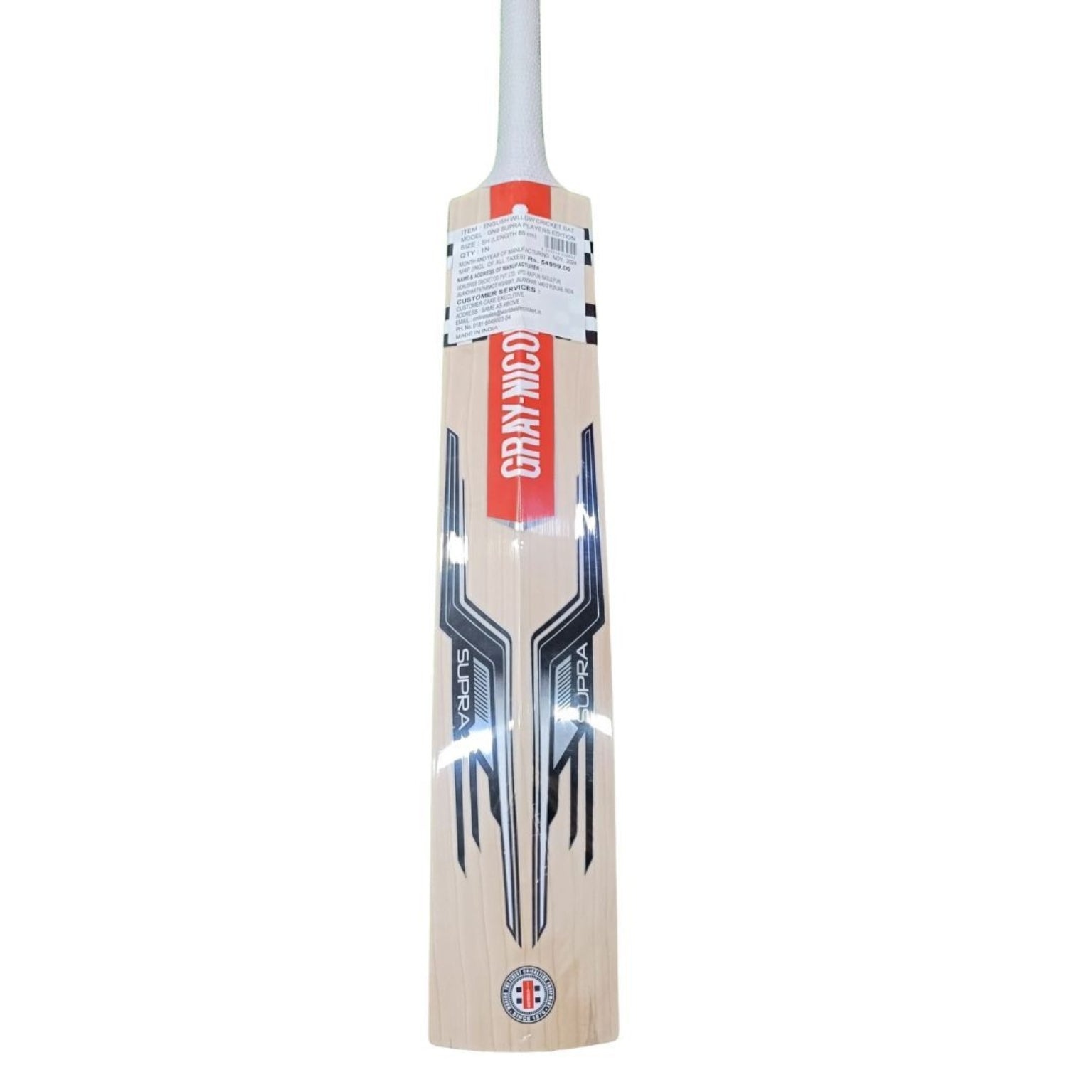 Gray Nicolls Shockwave 2.0 GN9 Players Edition English Willow Cricket Bat SH | Enhanced Power & Precision with Optimized Sweet Spot | Professional Performance Bat - Best Price online Prokicksports.com