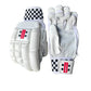 Gray Nicolls GN 9.5 Player Edition Right Hand Batting Gloves – Adult (White) | Elite Protection with Fibre Shield & Premium Leather Palm - Best Price online Prokicksports.com
