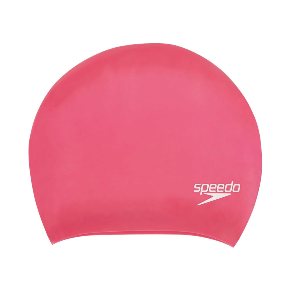 Speedo Long Hair Silicone Swimming Cap – Adult | Extra Space Design for Long Hair, Snag-Free Stretch Fit, Chlorine Protection & Hydrodynamic Performance - Best Price online Prokicksports.com