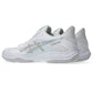 ASICS BLADE FF 2 Unisex Badminton Shoes – White/Pure Silver, Lightweight Indoor Court Shoes with FlyteFoam Cushioning & Non-Marking Outsole - Best Price online Prokicksports.com