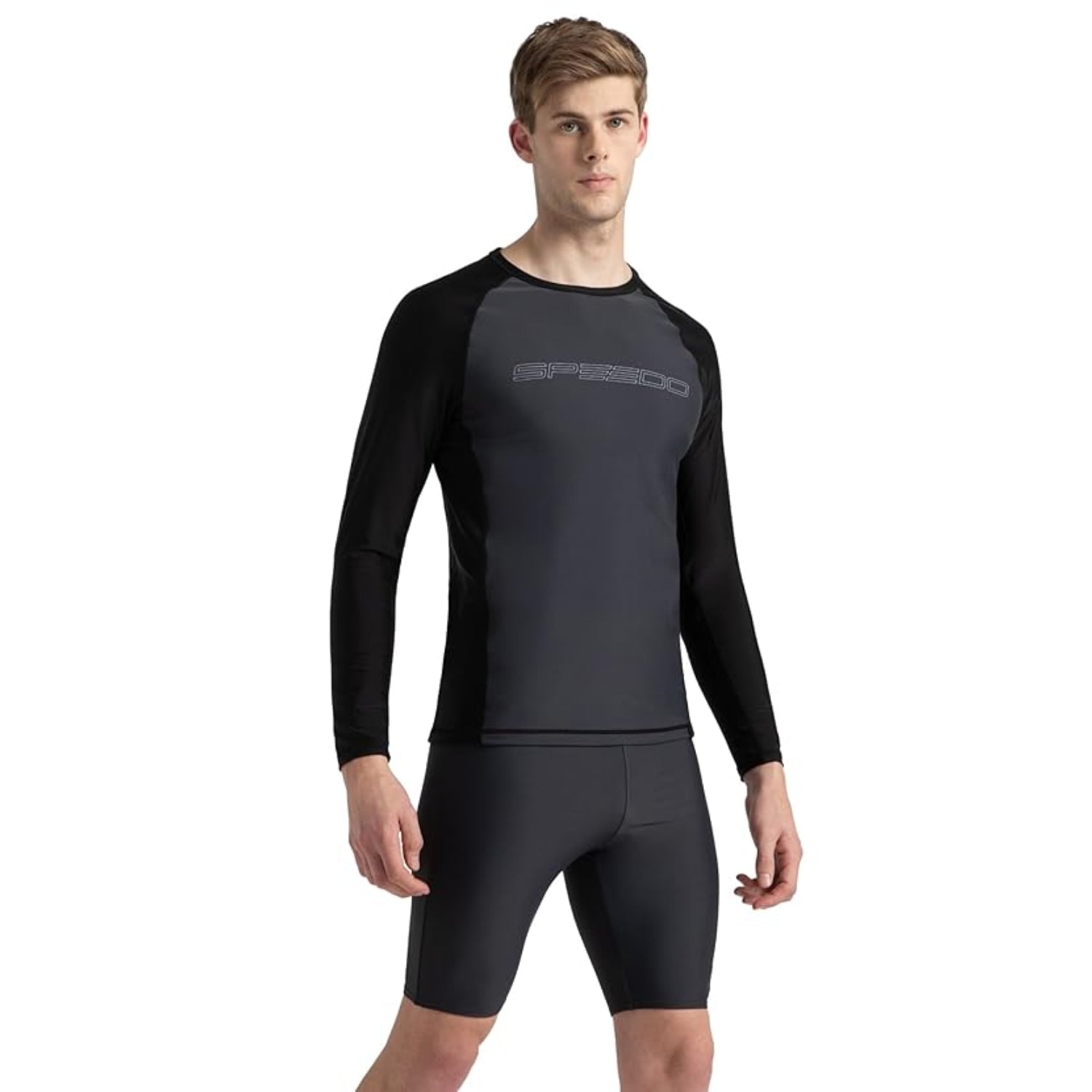 Speedo Printed Long Sleeve SunTop – Men’s Swimming Top with UV Protection - Best Price online Prokicksports.com