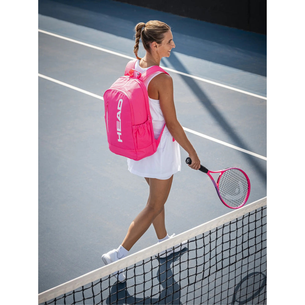HEAD Base Backpack 17L | Tennis Backpack with 1–2 Racquet Compartment, Front Pocket & Side Mesh Pockets