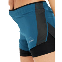 Shrey 2119 Pro Double Layer Short Women’s | Ultra-Light 2-in-1 Shorts with Built-In Compression, Breathable Mesh & High-Performance Fit - Best Price online Prokicksports.com