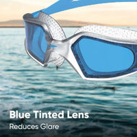 Speedo Hydropulse Swimming Goggles – Adult | Anti-Fog UV Protection Lenses with Wide Vision, Super Soft Seals & Adjustable Double Strap for Comfortable Swim Training - Best Price online Prokicksports.com