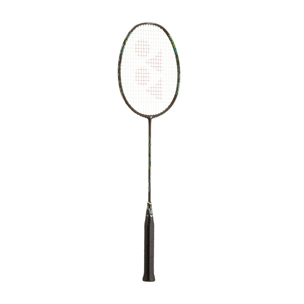 Yonex Nanoflare 002 Feel Strung Badminton Racquet – 4U4 (Black/Green) | Head-Light Speed with Flexible Shaft & ISOMETRIC Frame - Best Price online Prokicksports.com