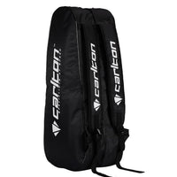 Carlton 1901 Vapour Trail 2 Compartment Racquet Bag, Black Blue | Spacious Dual Racquet Gear Bag for Badminton Players - Best Price online Prokicksports.com