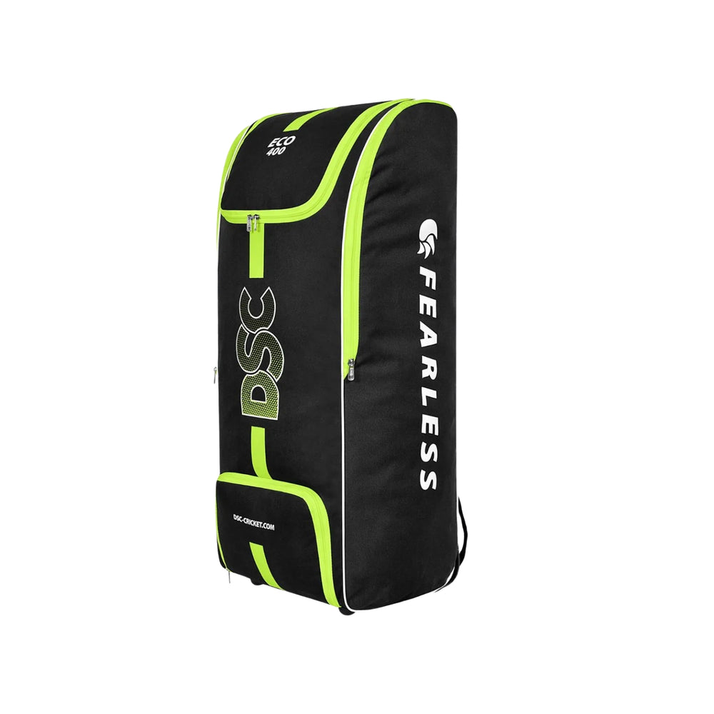DSC Eco 400 Wheelie Cricket Kitbag | Spacious Cricket Gear Bag with Smooth Wheels & Durable Construction - Best Price online Prokicksports.com