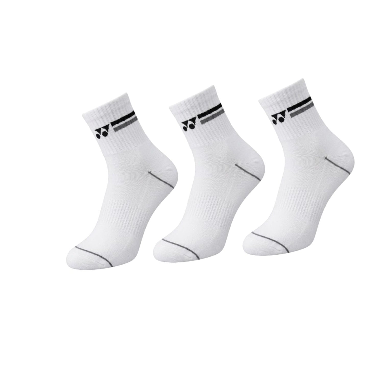 Yonex 2574T Men’s Socks – 3 Pair (3 in 1 Pack) | Breathable Cushioned Sports Socks for Daily Wear & Court Play - Best Price online Prokicksports.com