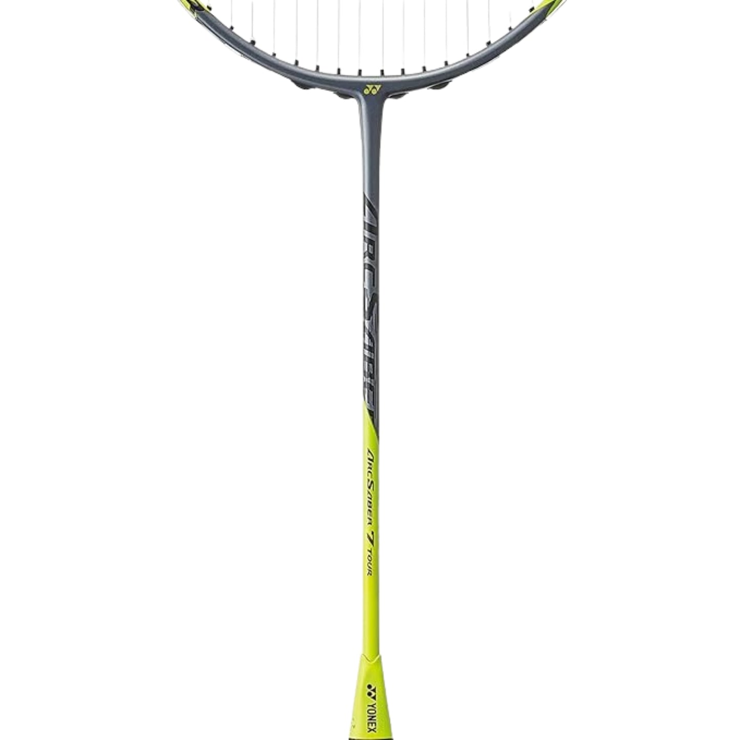 Yonex Arcsaber 7 Tour Unstrung Badminton Racquet (4U5, Grey/Yellow) – Precision & Power for Competitive Play - Best Price online Prokicksports.com