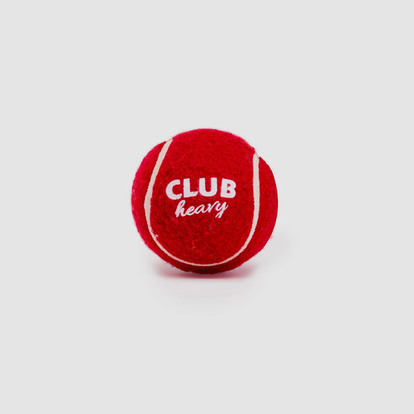 SG Club Heavy Cricket Tennis Ball - Adult | Red, Pack of 3