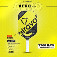 Airavat Aero 7412 Pickleball Paddle | Carbon Fiber Face | Polymer Core | Lightweight & Powerful | USAPA Approved | Tournament-Ready Paddle - Best Price online Prokicksports.com