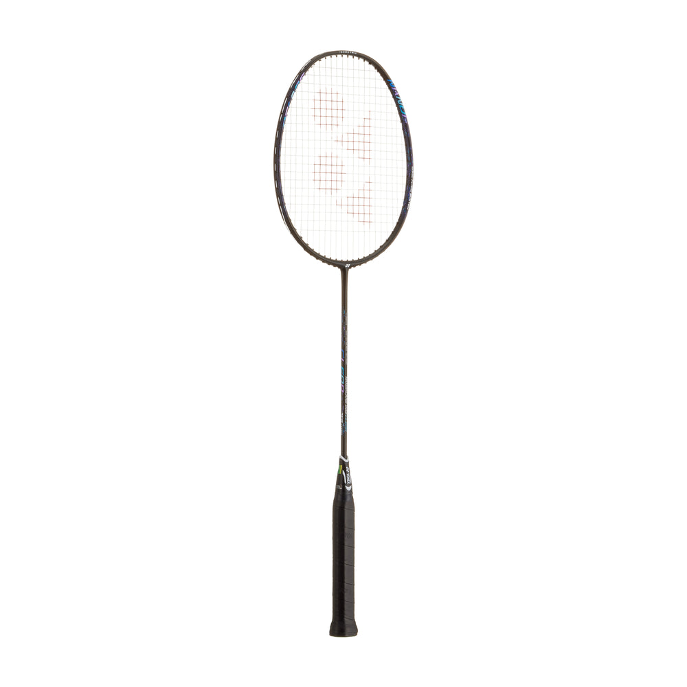 Yonex Nanoflare 002 Clear Strung Badminton Racquet – 4U4 (Black/Blue) | Head-Light Speed with Flexible Shaft & ISOMETRIC Frame - Best Price online Prokicksports.com