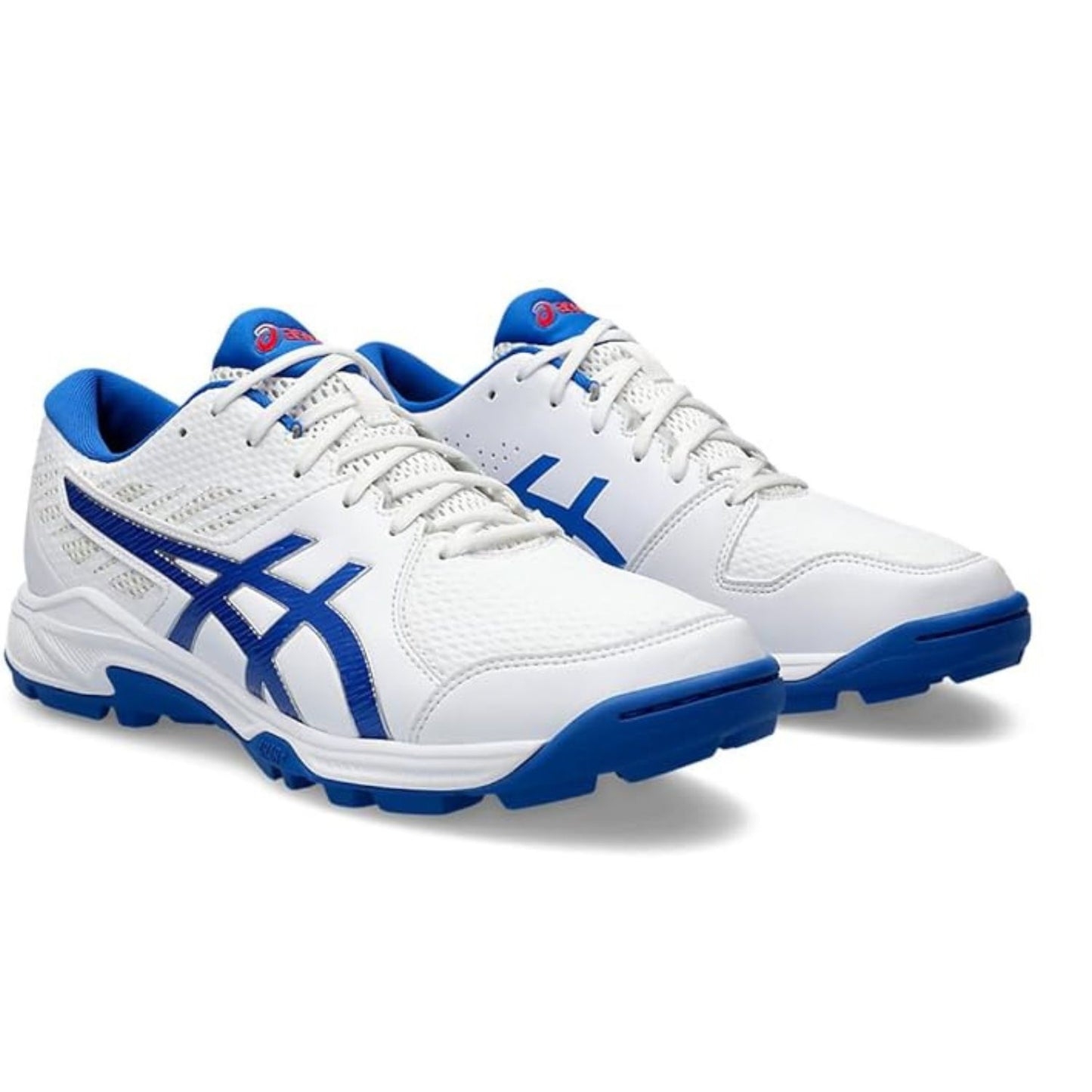 ASICS Gel-Peake 2 Cricket Shoes (Men) | Rubber Outsole | Breathable Mesh | Rearfoot GEL Cushioning | White/Atlantis Blue - Best Price online Prokicksports.com