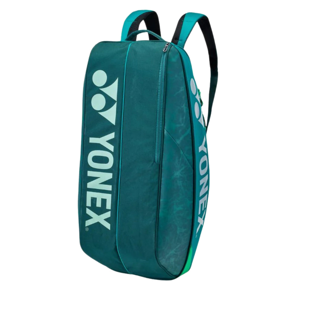 Yonex BA92426 EX Pro Racquet Bag Dark Green | Professional Badminton Bag | Spacious & Durable Sports Bag for Racquets, Shoes, Gear & Accessories - Best Price online Prokicksports.com