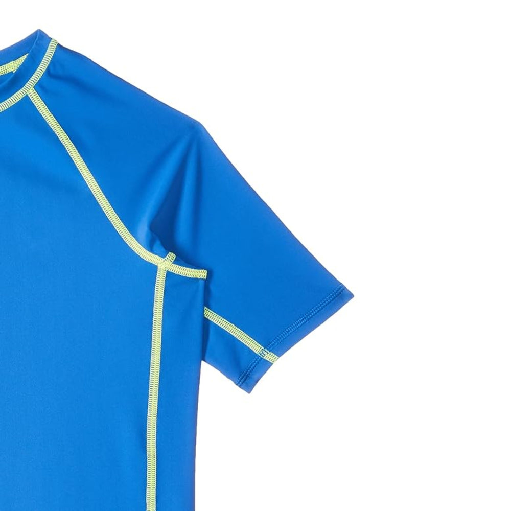 Speedo Short Sleeve Suntop & Aqua Shorts for Boys | Comfortable UV Protection Swimwear Set - Best Price online Prokicksports.com