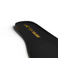 HUNDRED Soft Glide Insoles, Black/Yellow | Ultra-Soft Cushioned Insole with Anti-Slip Grip & All-Day Comfort - Best Price online Prokicksports.com