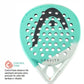 Head Gravity Team 2024 Padel Racquet 360g | Lightweight Round Shape Control Racket with Auxetic Technology - Best Price online Prokicksports.com