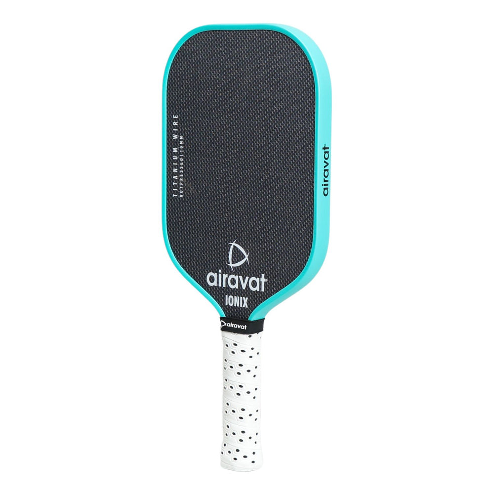 Airavat Ionix 7414 Pickleball Paddle | Carbon Fiber Surface | Polymer Core | USAPA Approved | Lightweight Design | Vibrant Cyan Color - Best Price online Prokicksports.com