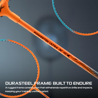 Hundred Powertek Ultra X Strung Badminton Set (2 Racquets) | Lightweight Aluminium Frame with Head-Heavy Balance, Full Cover | Beginner Friendly Combo Kit - Best Price online Prokicksports.com